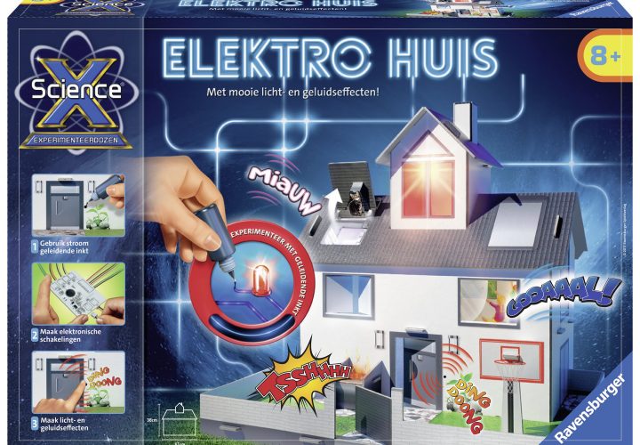 [Tip voor Sinterklaas] De experimenteerdoos van ScienceX® ‘Elektro huis’